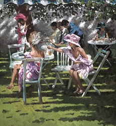 Champagne in the Shadows by Sherree Valentine Daines - Hand Finished Limited Edition on Canvas sized 24x26 inches. Available from Whitewall Galleries